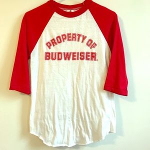 Vintage Budweiser baseball tee